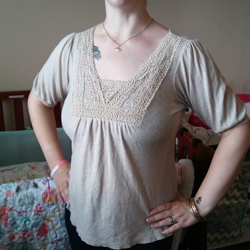 Loft peasant top